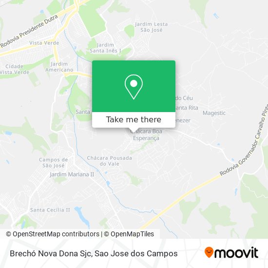 Brechó Nova Dona Sjc map