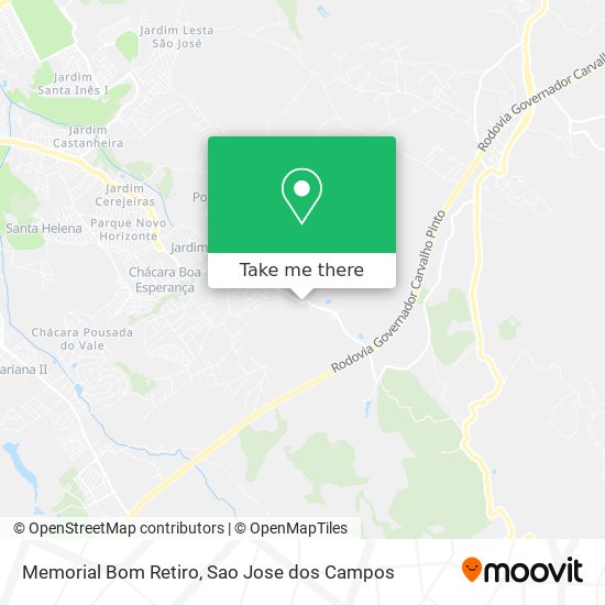 Memorial Bom Retiro map