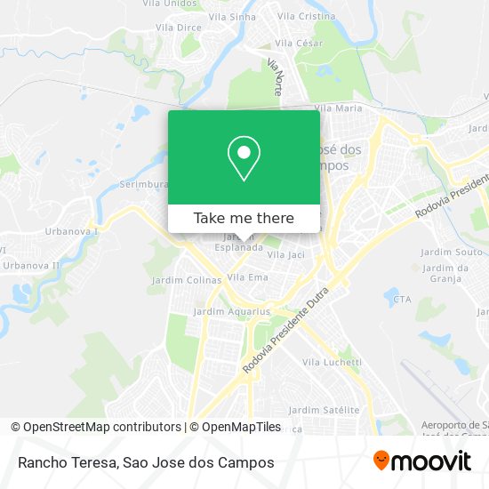 Rancho Teresa map
