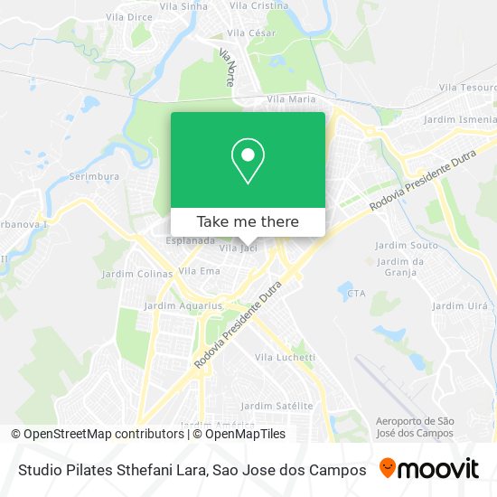 Studio Pilates Sthefani Lara map