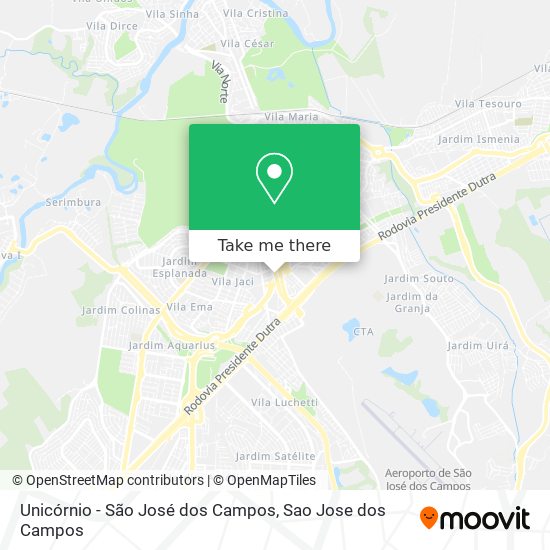 Unicórnio - São José dos Campos map