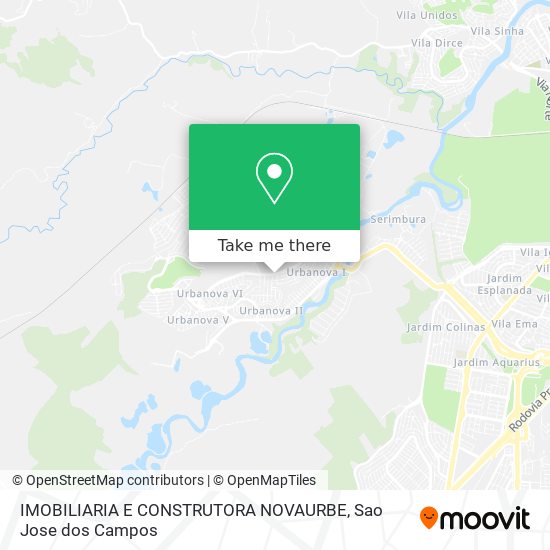 IMOBILIARIA E CONSTRUTORA NOVAURBE map