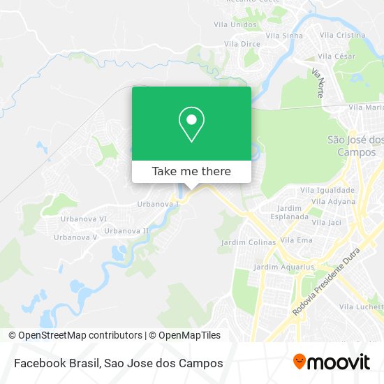 Facebook Brasil map