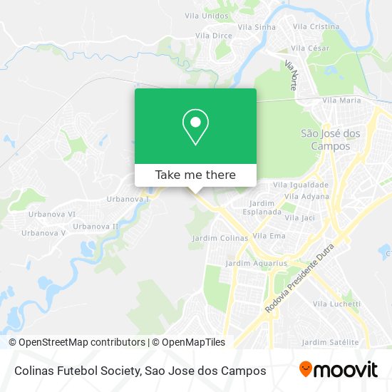 Colinas Futebol Society map
