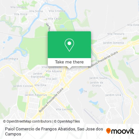 Paiol Comercio de Frangos Abatidos map