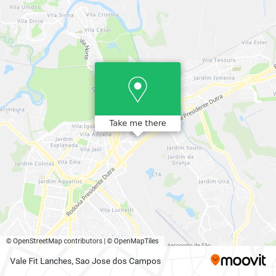 Vale Fit Lanches map