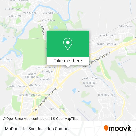 McDonald's map