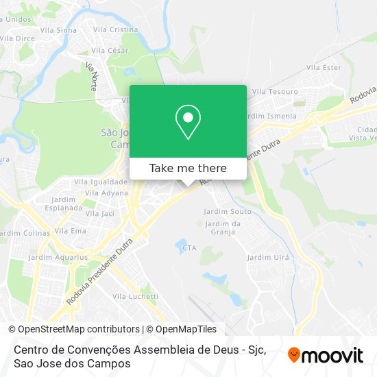Centro de Convenções Assembleia de Deus - Sjc map