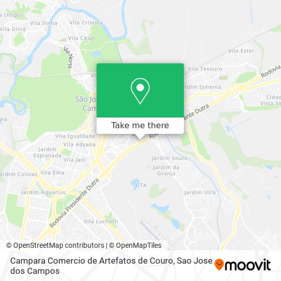 Campara Comercio de Artefatos de Couro map