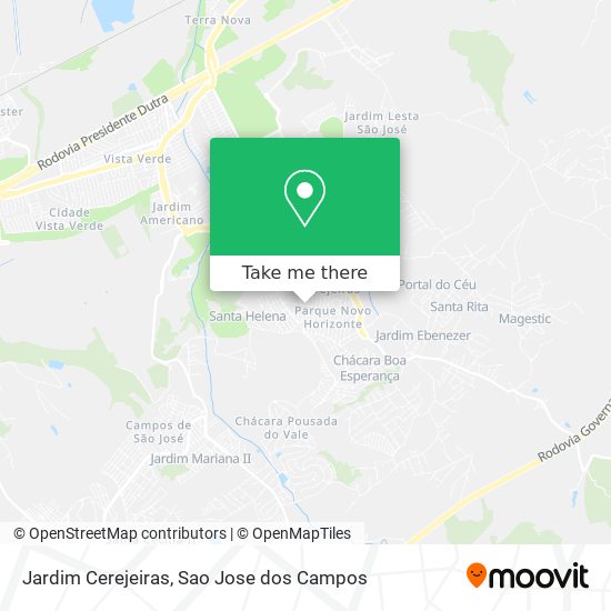 Jardim Cerejeiras map