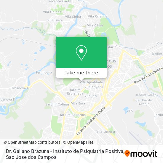 Dr. Galiano Brazuna - Instituto de Psiquiatria Positiva map