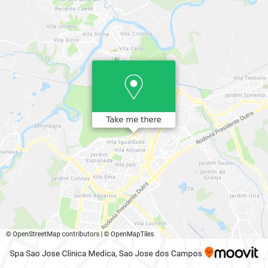 Spa Sao Jose Clinica Medica map