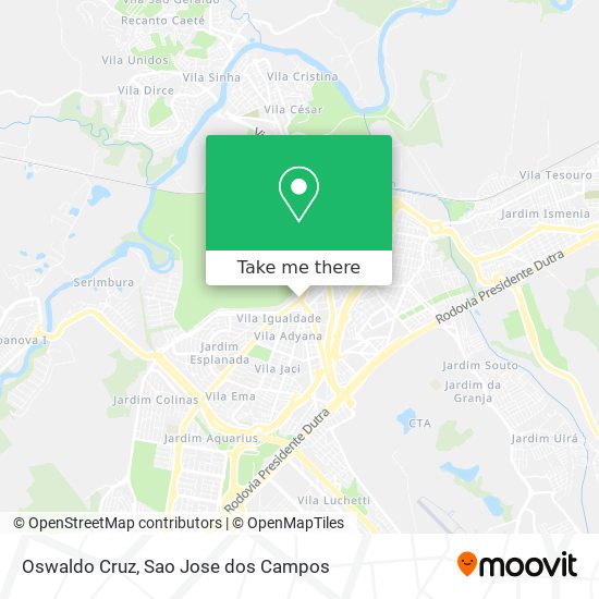 Oswaldo Cruz map