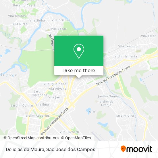 Delícias da Maura map