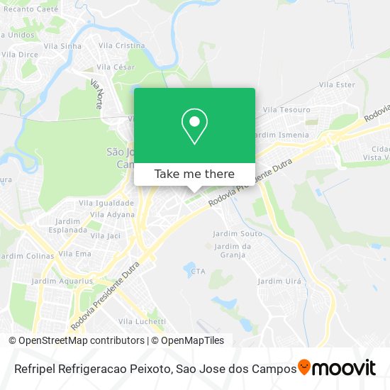 Refripel Refrigeracao Peixoto map