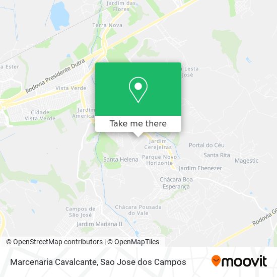 Mapa Marcenaria Cavalcante