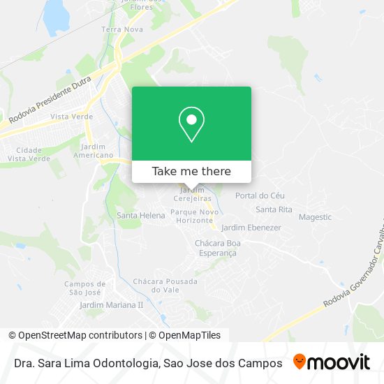 Dra. Sara Lima Odontologia map