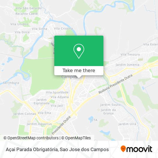 Açai Parada Obrigatória map