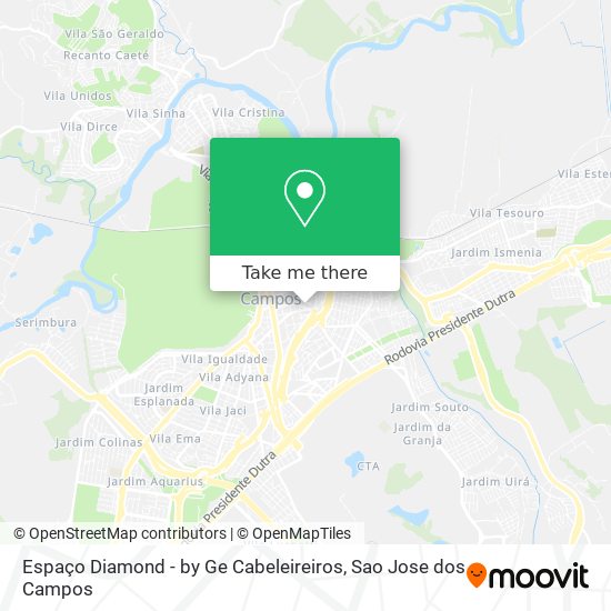 Espaço Diamond - by Ge Cabeleireiros map