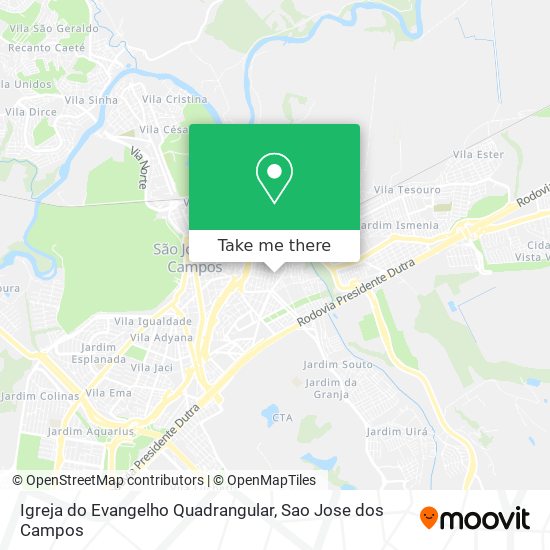Igreja do Evangelho Quadrangular map
