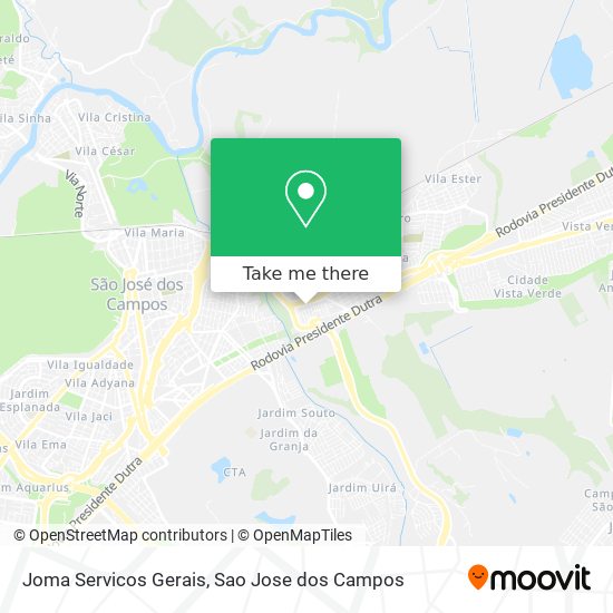Joma Servicos Gerais map