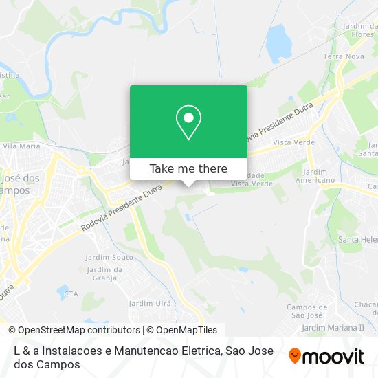 L & a Instalacoes e Manutencao Eletrica map