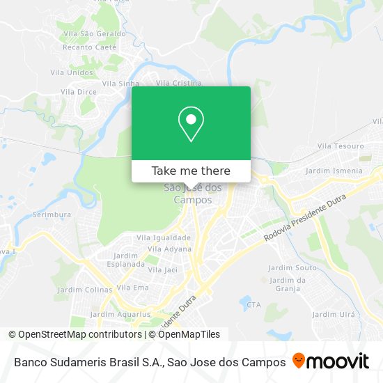 Banco Sudameris Brasil S.A. map