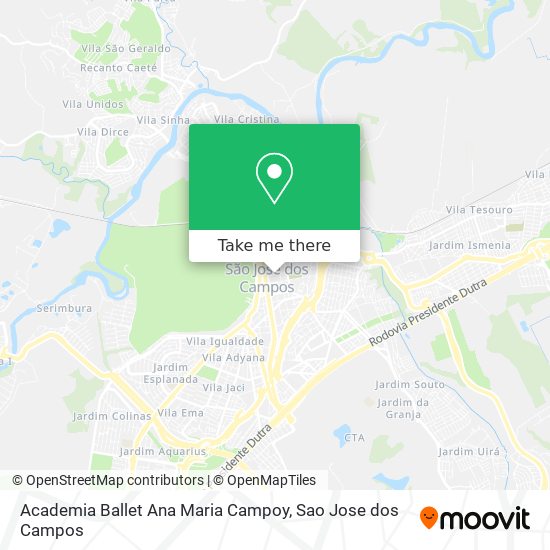 Academia Ballet Ana Maria Campoy map