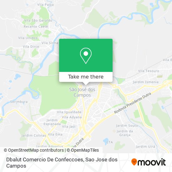Dbalut Comercio De Confeccoes map