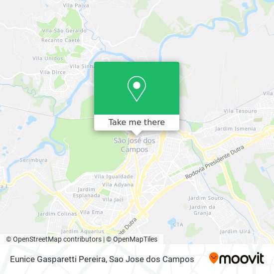 Eunice Gasparetti Pereira map