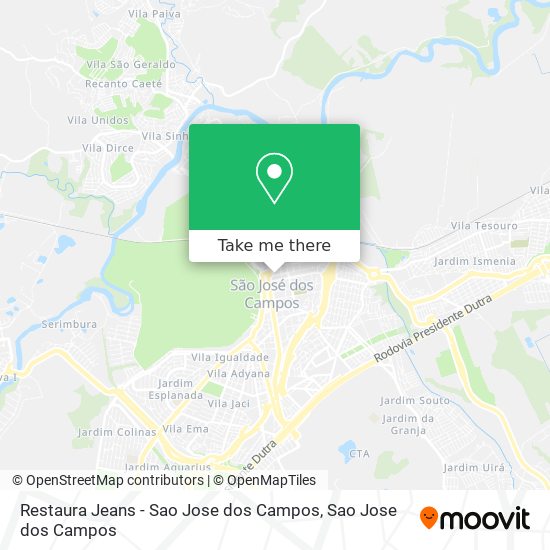 Restaura Jeans - Sao Jose dos Campos map