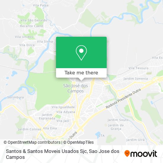 Santos & Santos Moveis Usados Sjc map