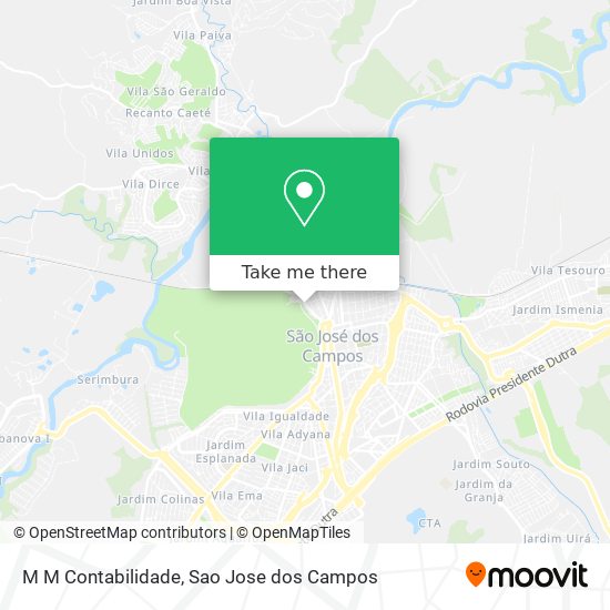 M M Contabilidade map