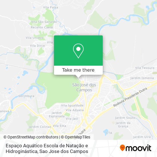 Espaço Aquático Escola de Natação e Hidroginástica map