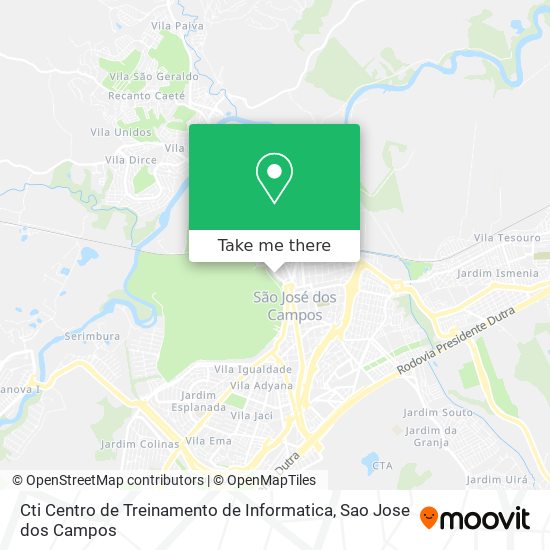 Cti Centro de Treinamento de Informatica map