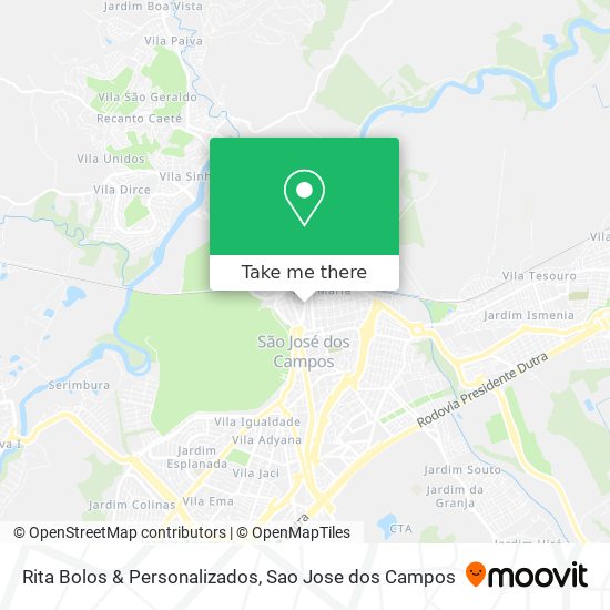 Rita Bolos & Personalizados map