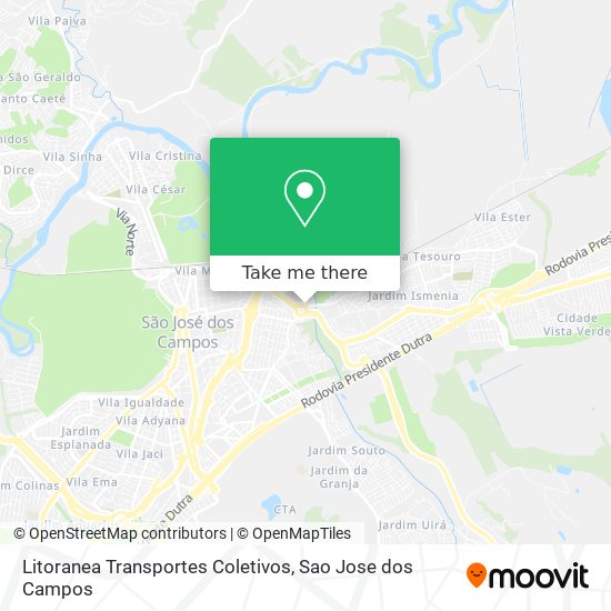 Litoranea Transportes Coletivos map