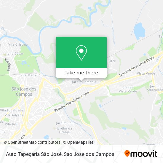 Auto Tapeçaria São José map