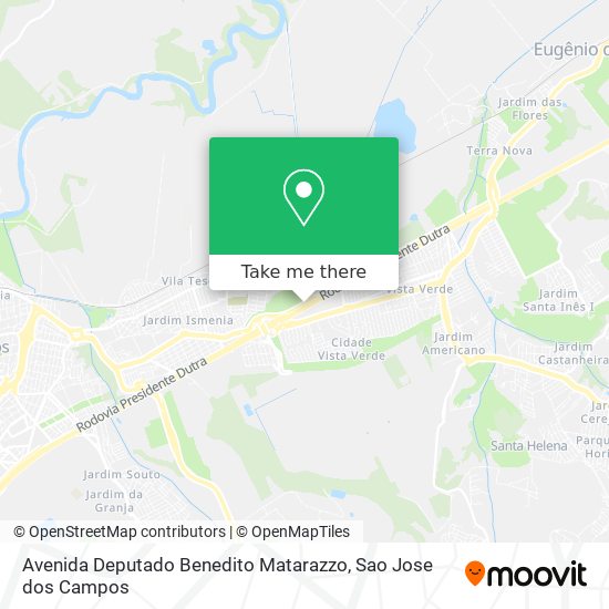 Avenida Deputado Benedito Matarazzo map