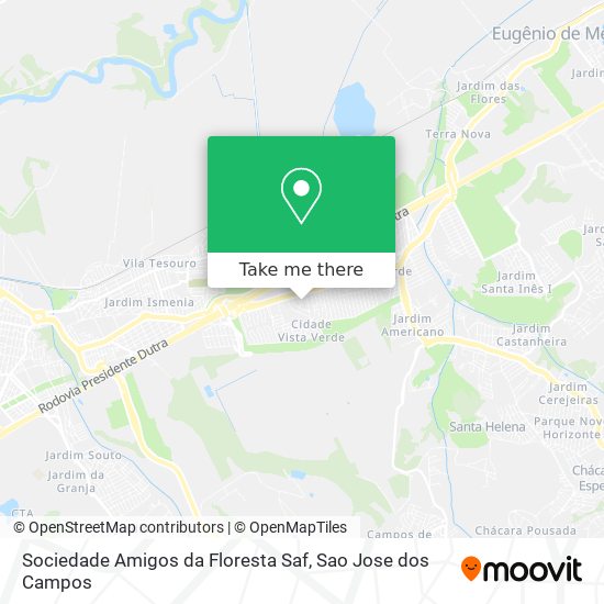 Sociedade Amigos da Floresta Saf map
