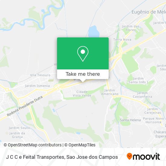 J C C e Feital Transportes map