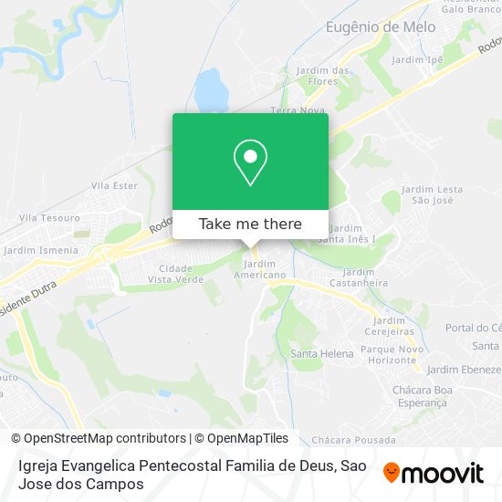Igreja Evangelica Pentecostal Familia de Deus map