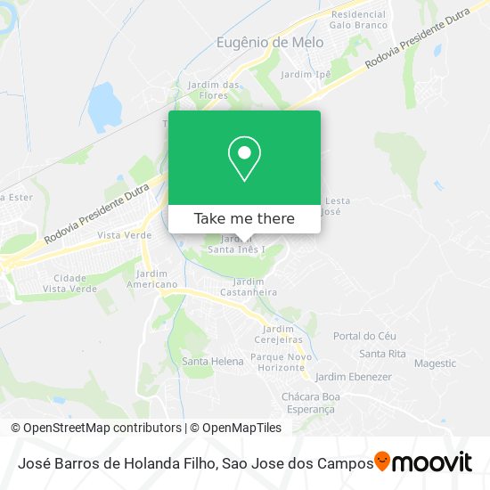 José Barros de Holanda Filho map