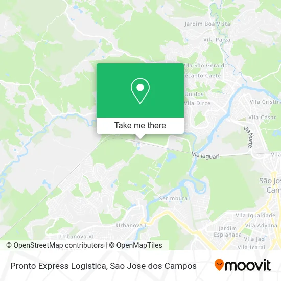 Pronto Express Logistica map
