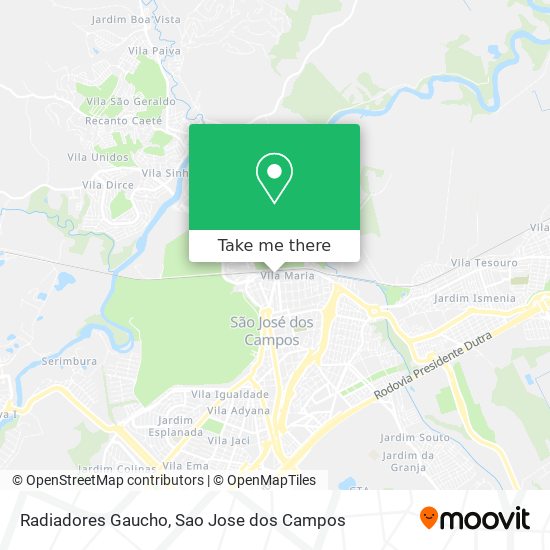 Radiadores Gaucho map