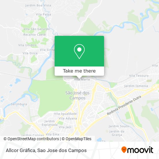 Allcor Gráfica map