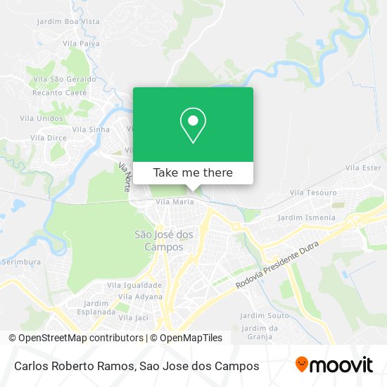 Carlos Roberto Ramos map