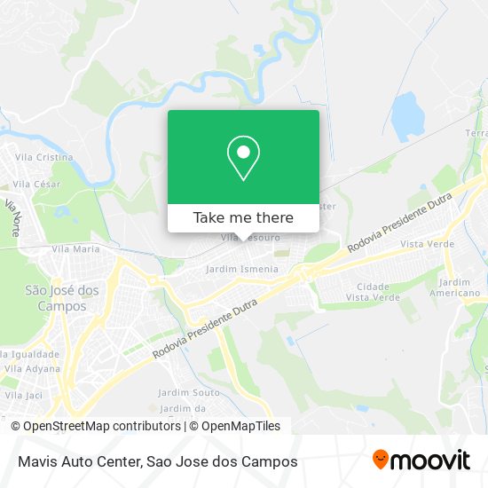 Mapa Mavis Auto Center