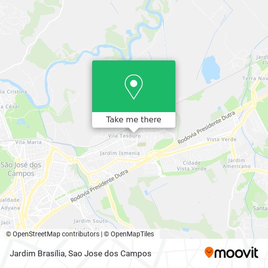 Mapa Jardim Brasília