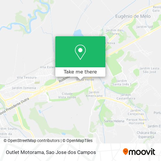 Outlet Motorama map